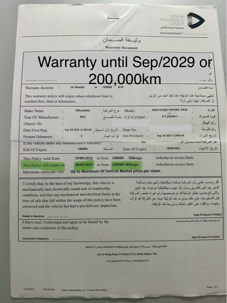 Montero Sport 2023 with warranty - 23