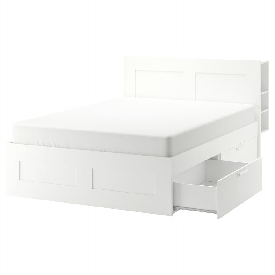 twin bed with storage & headset - 5