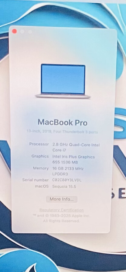 TOUCHBAR Macbook Pro 13-inch 2019 - 2