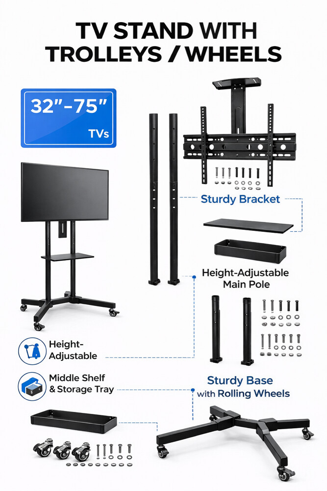 Tv stand trolleys - 2