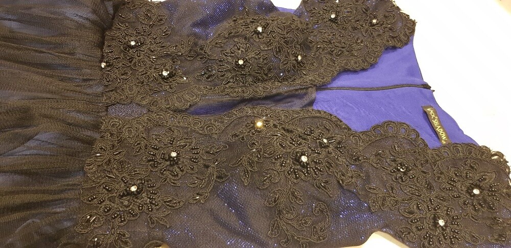 Princess Gown Blue&Blac duochrome - 3