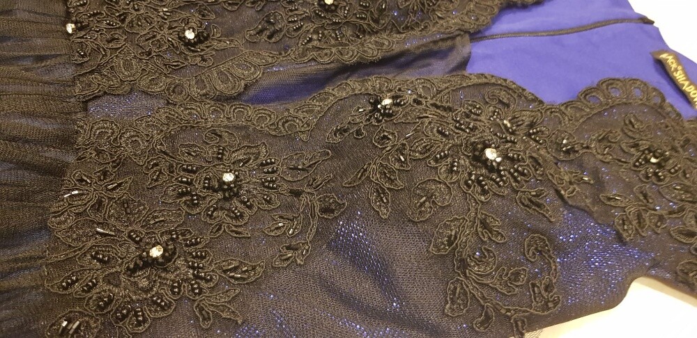 Princess Gown Blue&Blac duochrome - 7