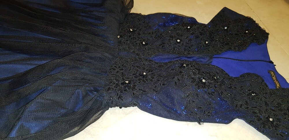 Princess Gown Blue&Blac duochrome - 5