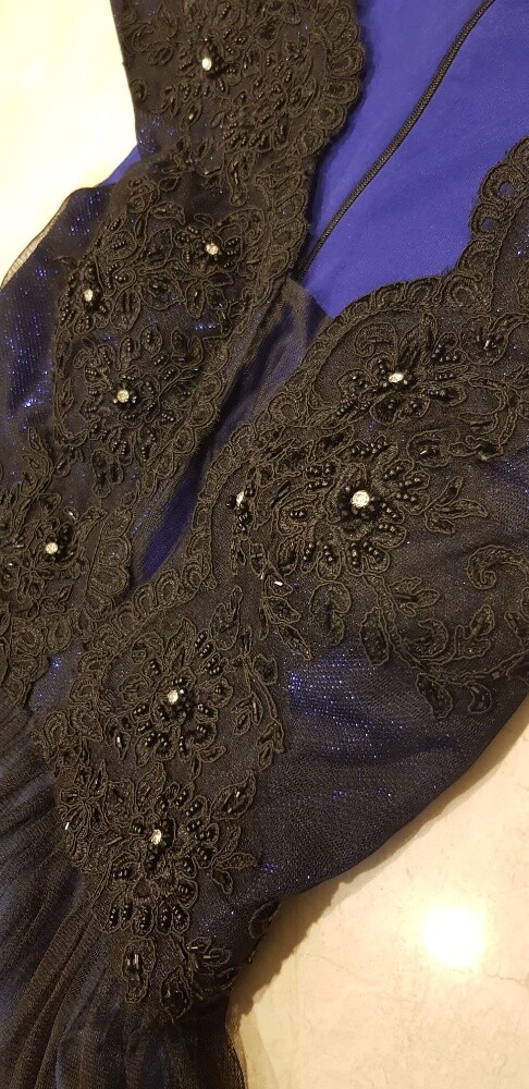 Princess Gown Blue&Blac duochrome - 2
