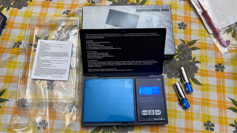 Sensitive gold scale - 1