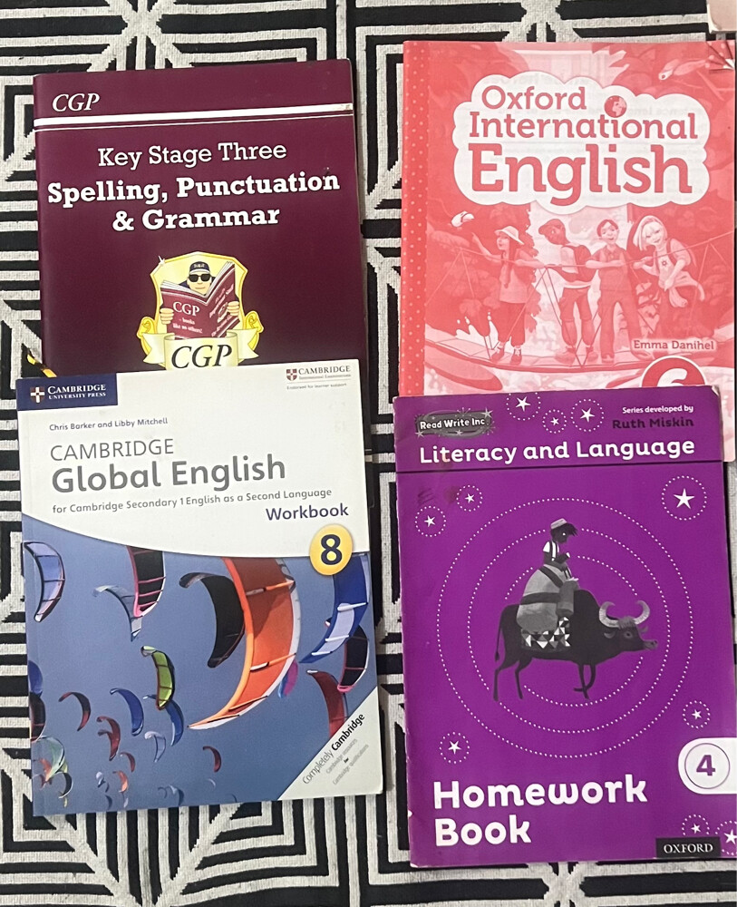 books all 10QR each  - 8