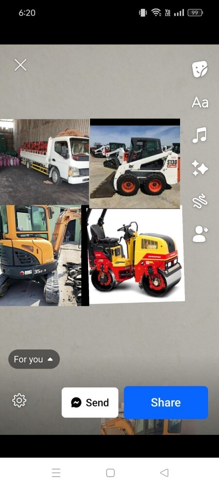Rent Bobcat Roller Excavator - 1
