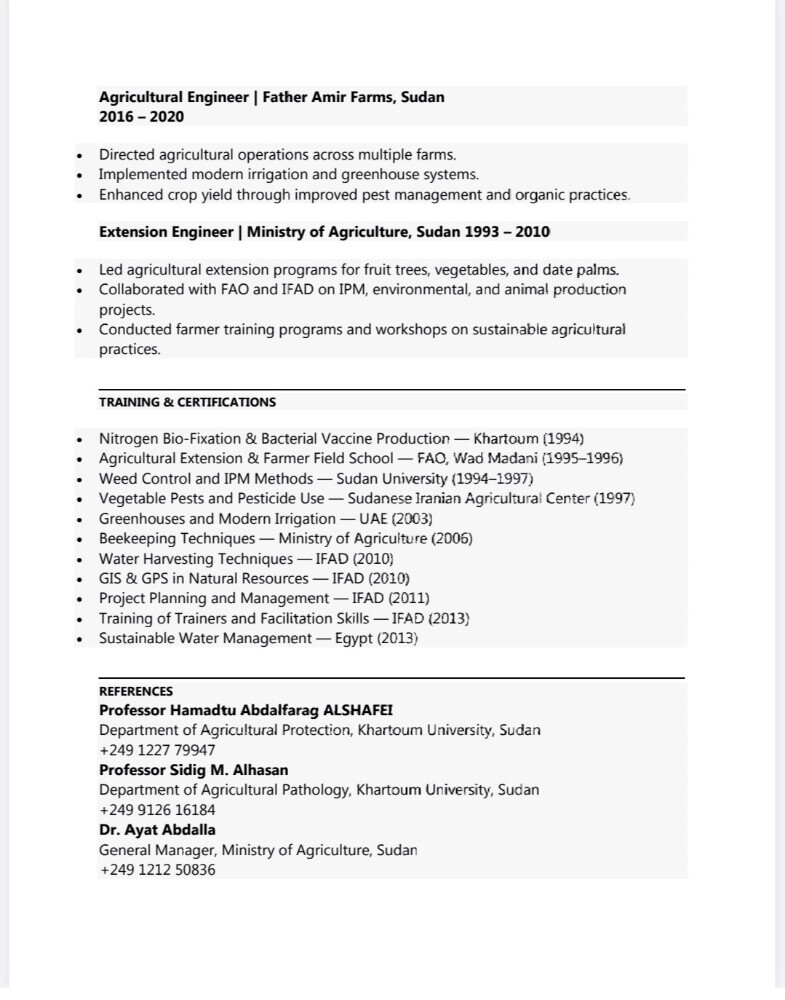 Agricultural Engineer - 9