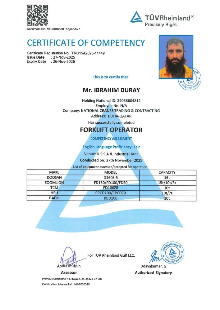 Ibrahim  forklift operator - 3