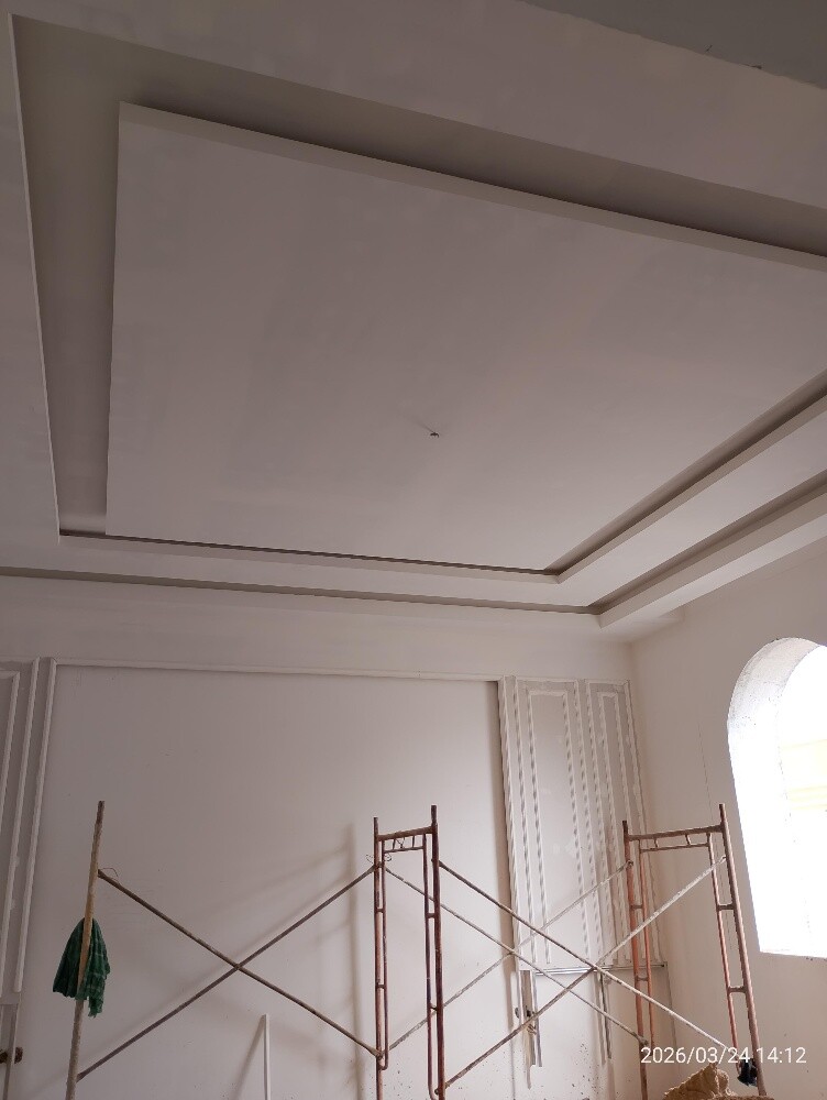gypsum board paint and electric - 2