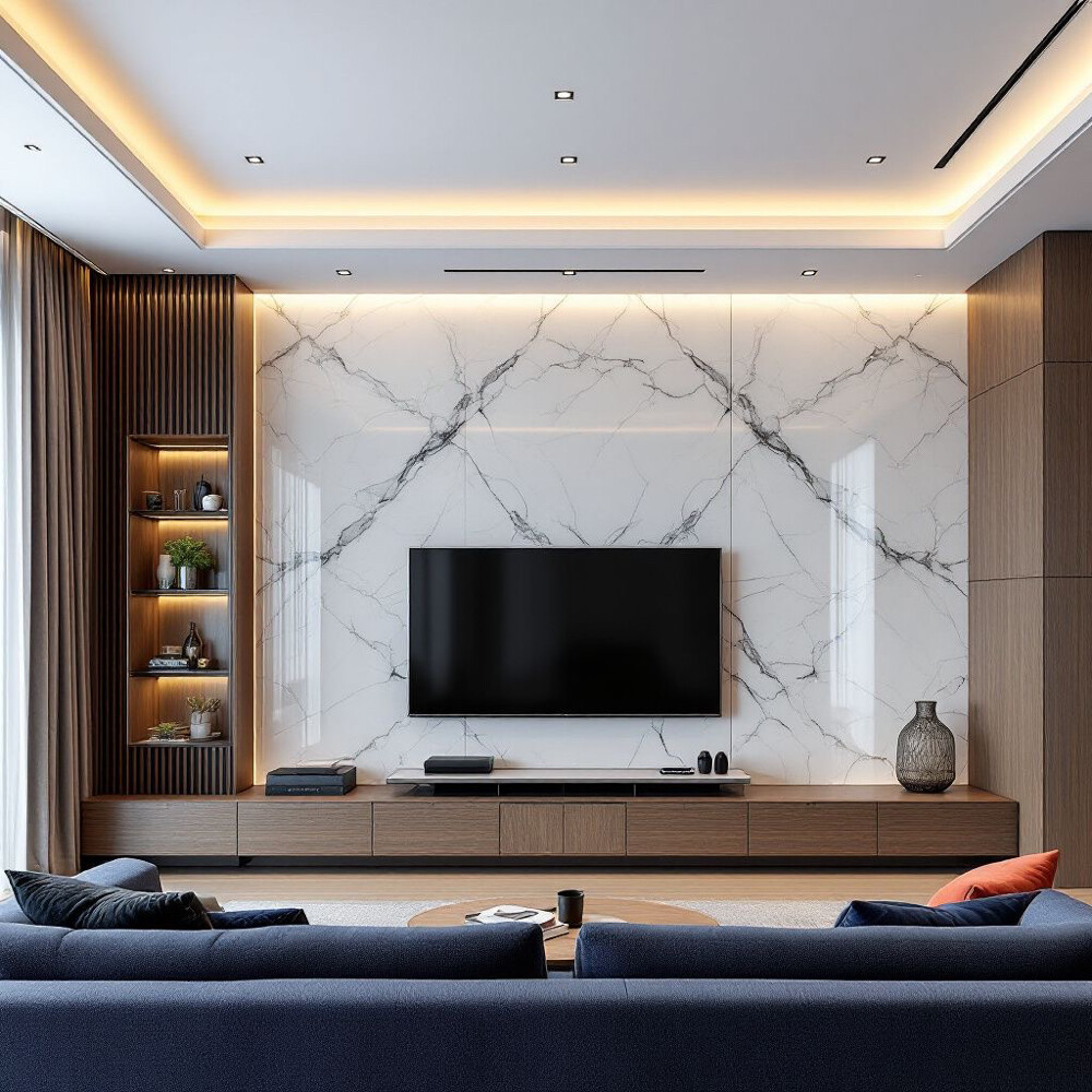 تصميم ديكور داخلي للتلفزيون - 7