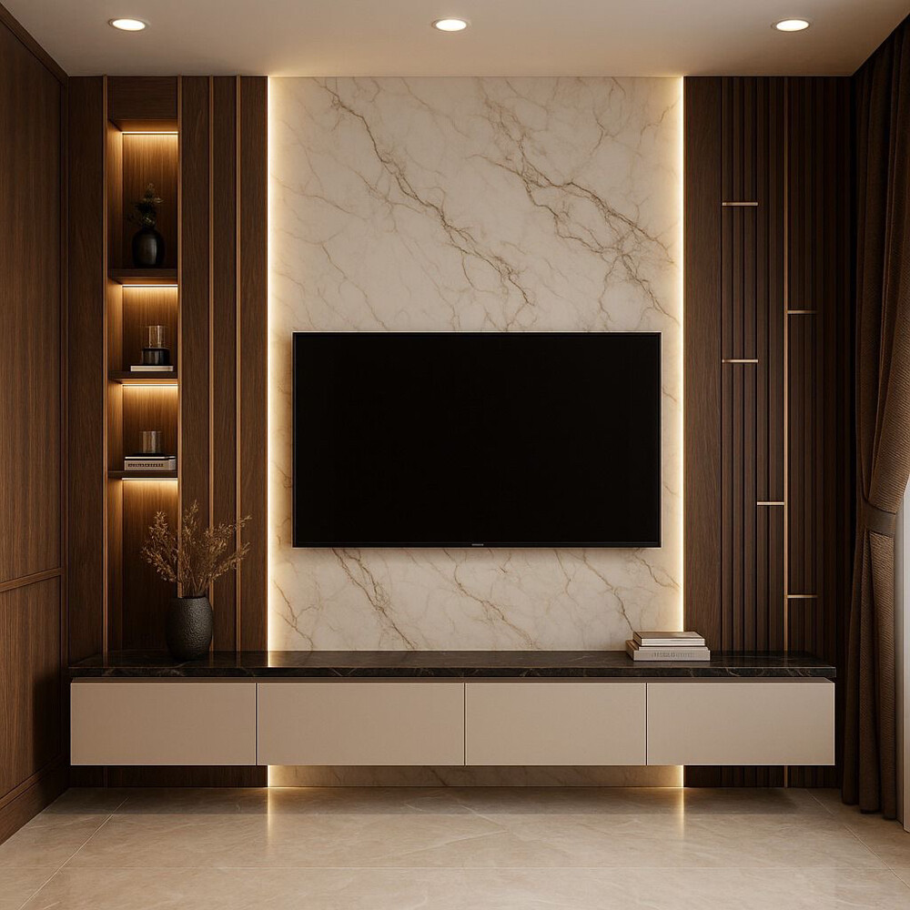 تصميم ديكور داخلي للتلفزيون - 4