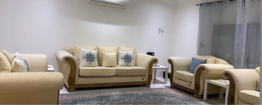 white couch set with pillows  - 4