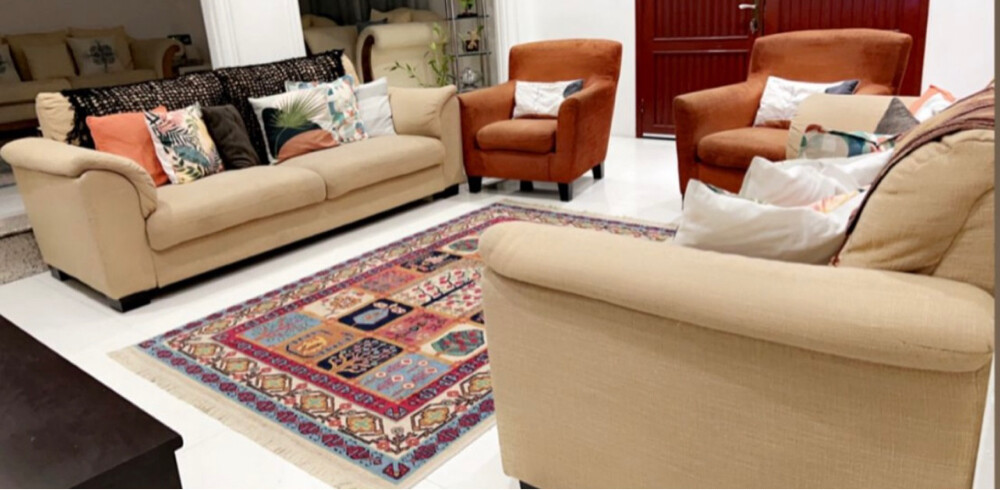 couches set with pillows     - 3