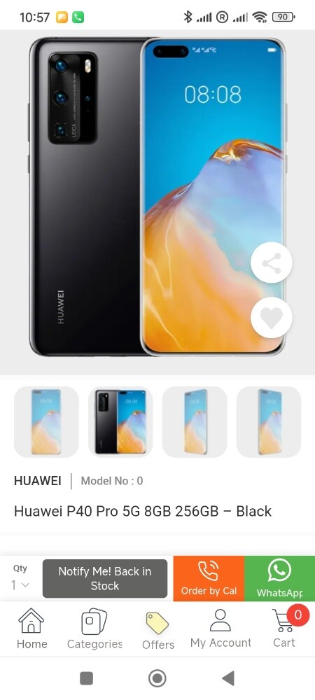 I need Huawei p40 pro display - 1