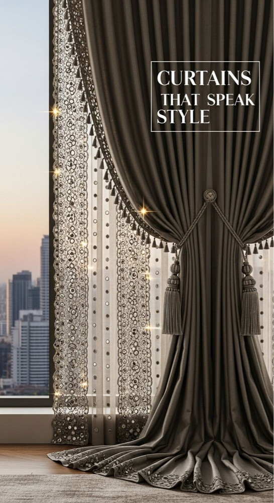 Speak style curtains - 3