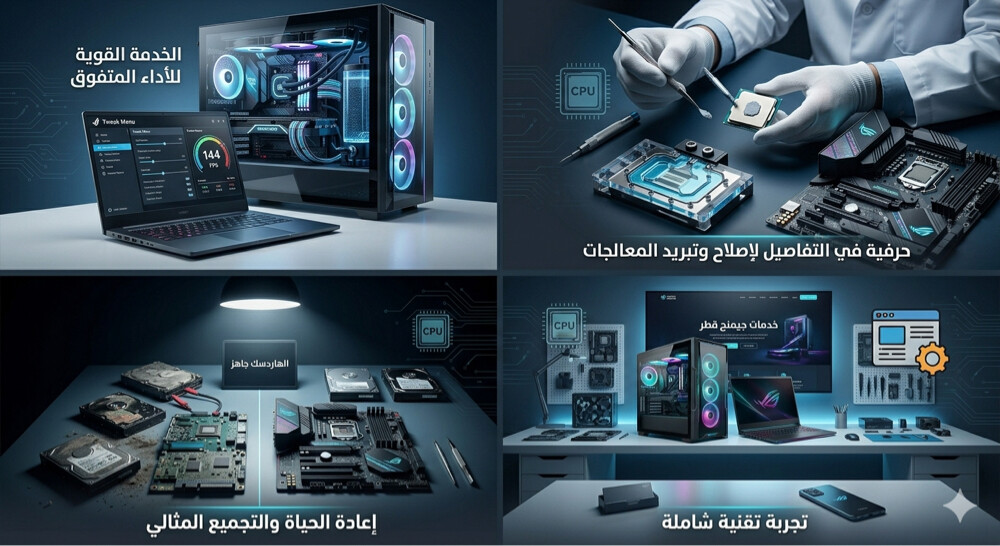 اصلاح بي سي و عمل مواقع  - 2