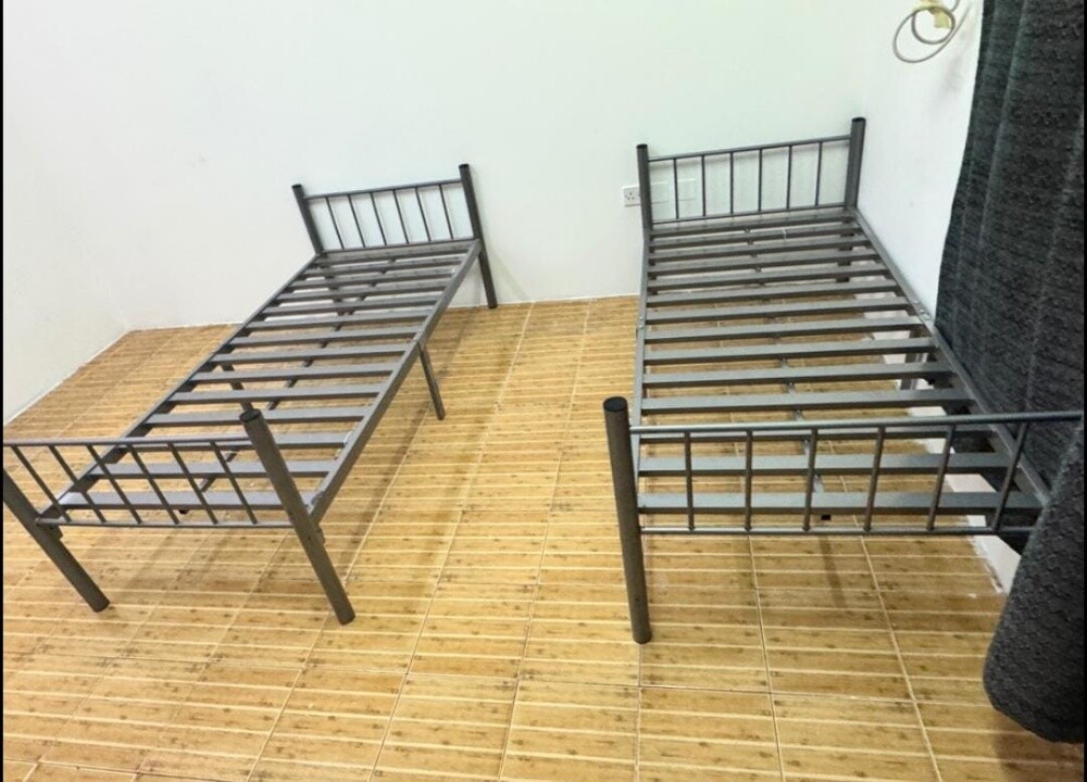 new steel single or double bed - 12