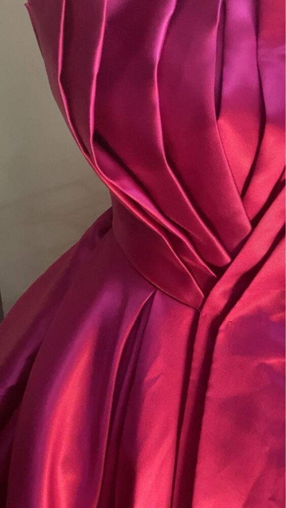 hot pink dress - 1