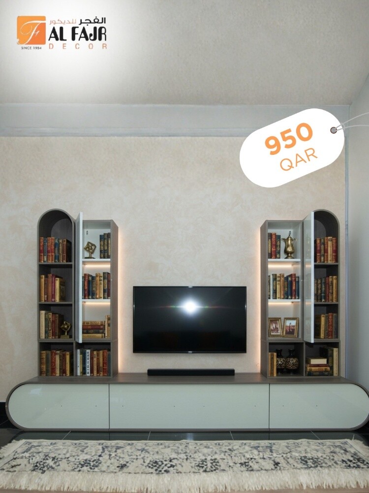 سرير كبير و مكتبة تليفزيون - 3