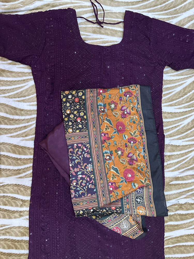 Pak fancy shalwar kameez dupatta - 1