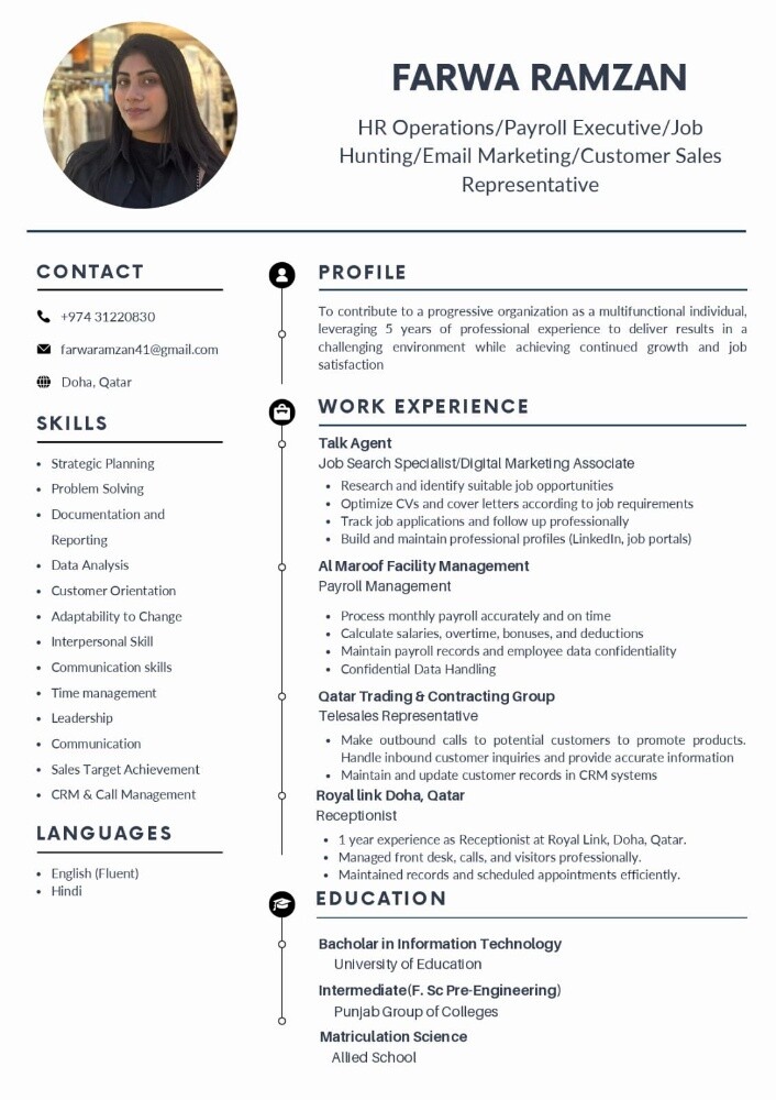 Customer service representative - 1