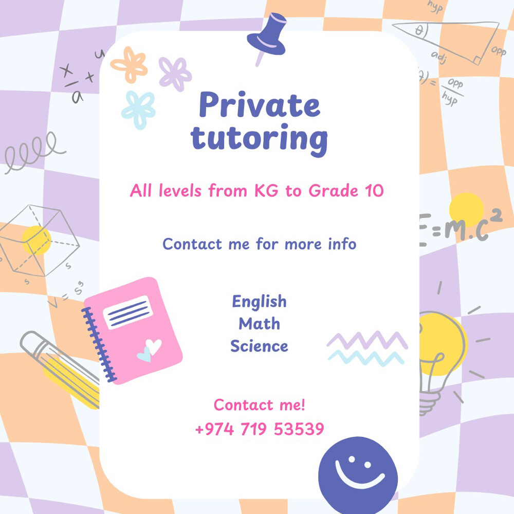Math and English Teacher/Tutor - 1