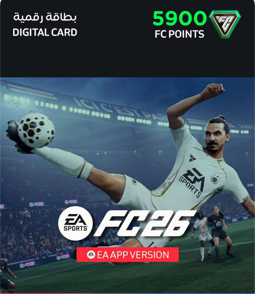 card EA sports FC26 /5900 points  - 1