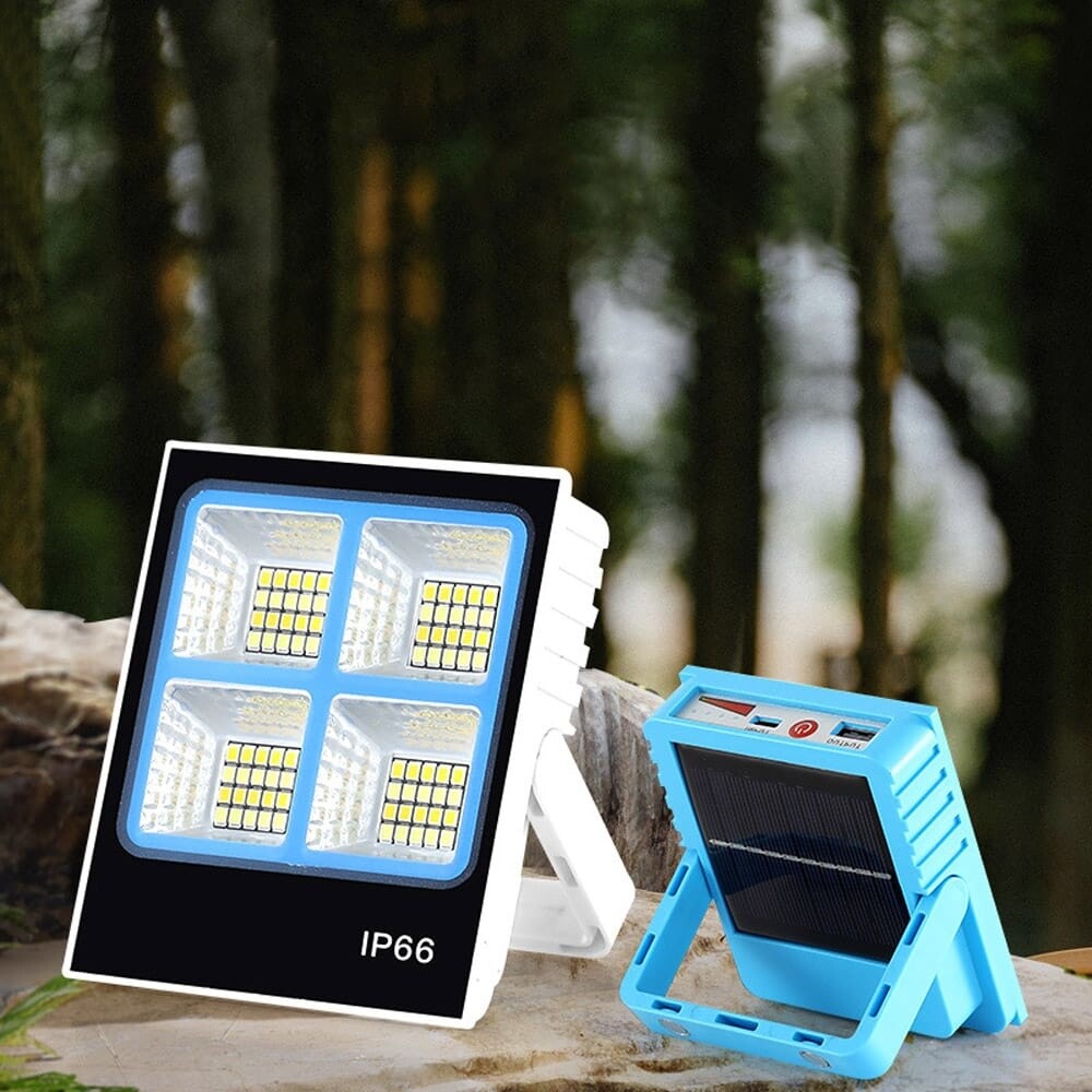 A portable LED flashlight, solar - 1