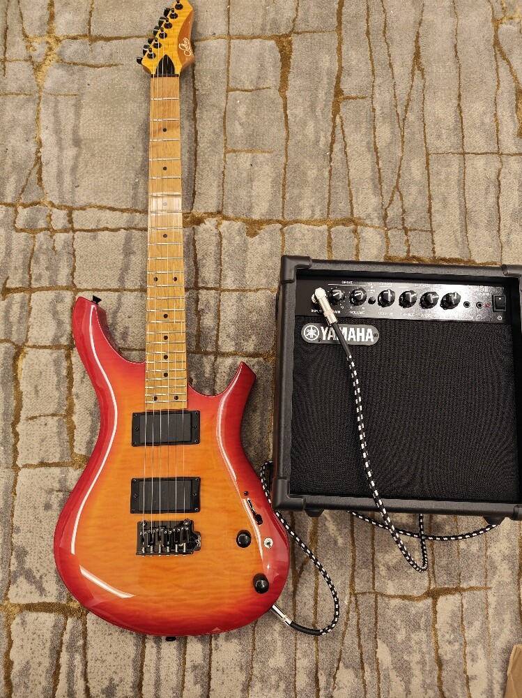 Electric Guitar Fullset with amp - 1