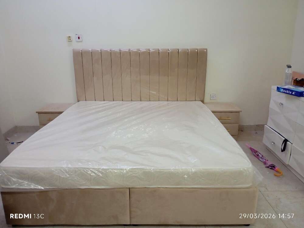 سرير مع فرش - 1