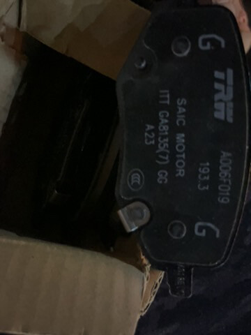 MG ZS rear breaks pads sets - 5