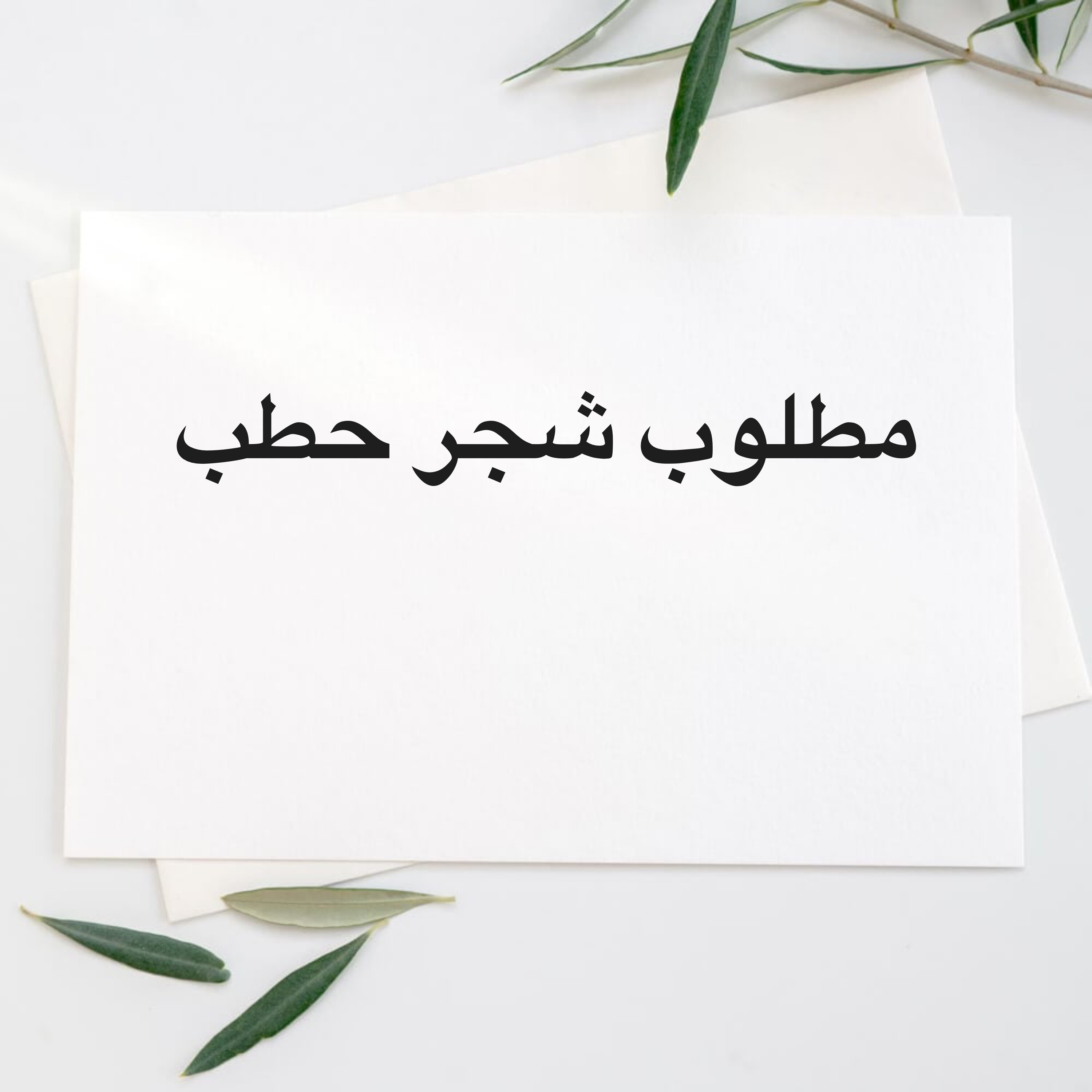 مطلوب شجر حطب - 1