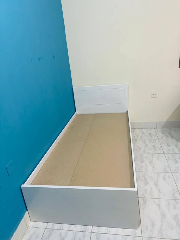 Wooden new single bed frame - 1