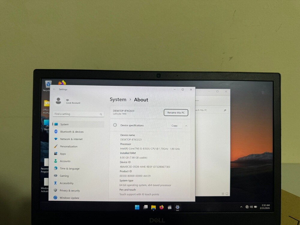Dell Core i5 8TH Generation origi - 6