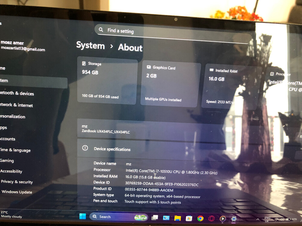 asus zenbook 14 UX434F - 2
