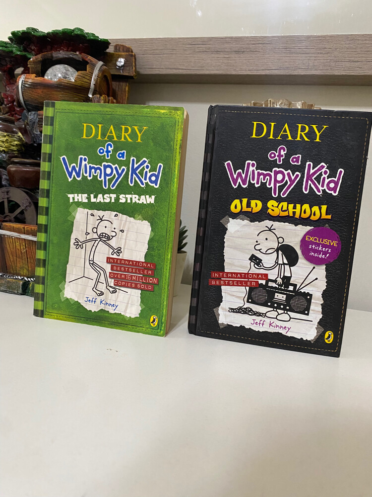 2 Diary of a Wimpy Kid books  - 1