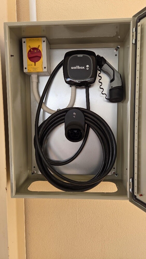 Electric car charger installation - 2