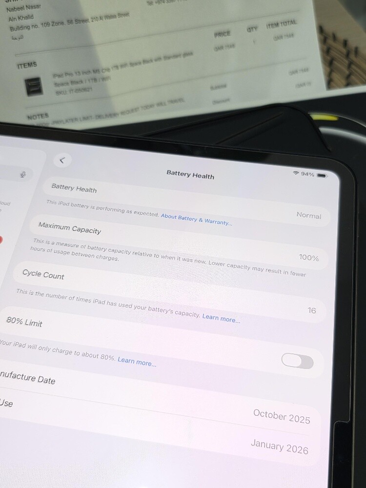 13" iPad Pro M5 16/1TB Wifi Black - 6