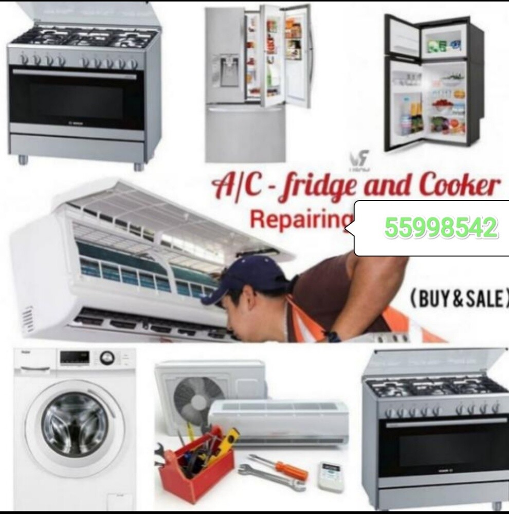 Refrigerator, Ac, cooker, refair - 3