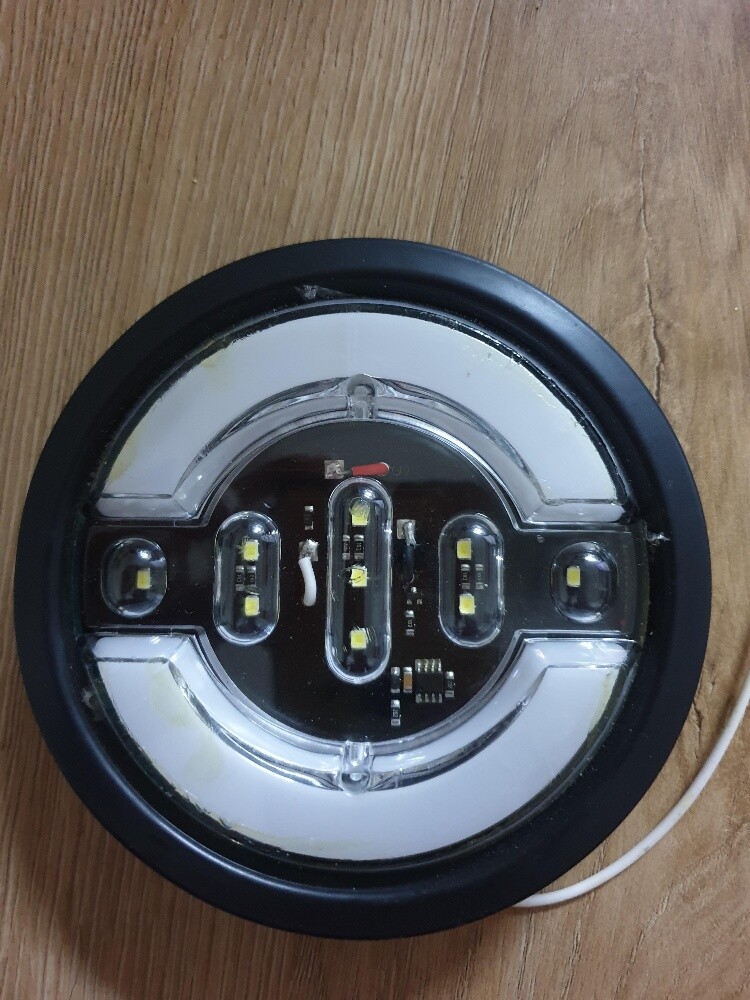 Round LED rare lights for car - 1
