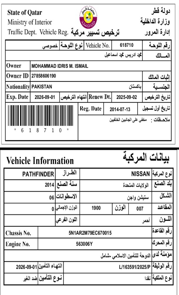 Nissan pathfinder 2014 @ 26,000 — photo 12 for sale in Qatar