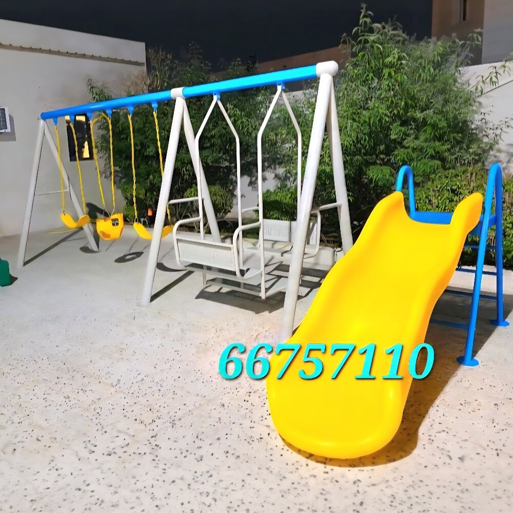 مراجيح مع زحليقة للأطفال - 5