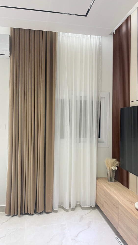 Curtains sofa make - 8