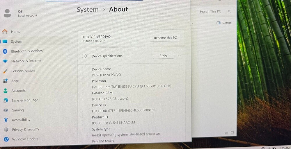 Dell 2-in-1 Core i5 8th Generatio - 5