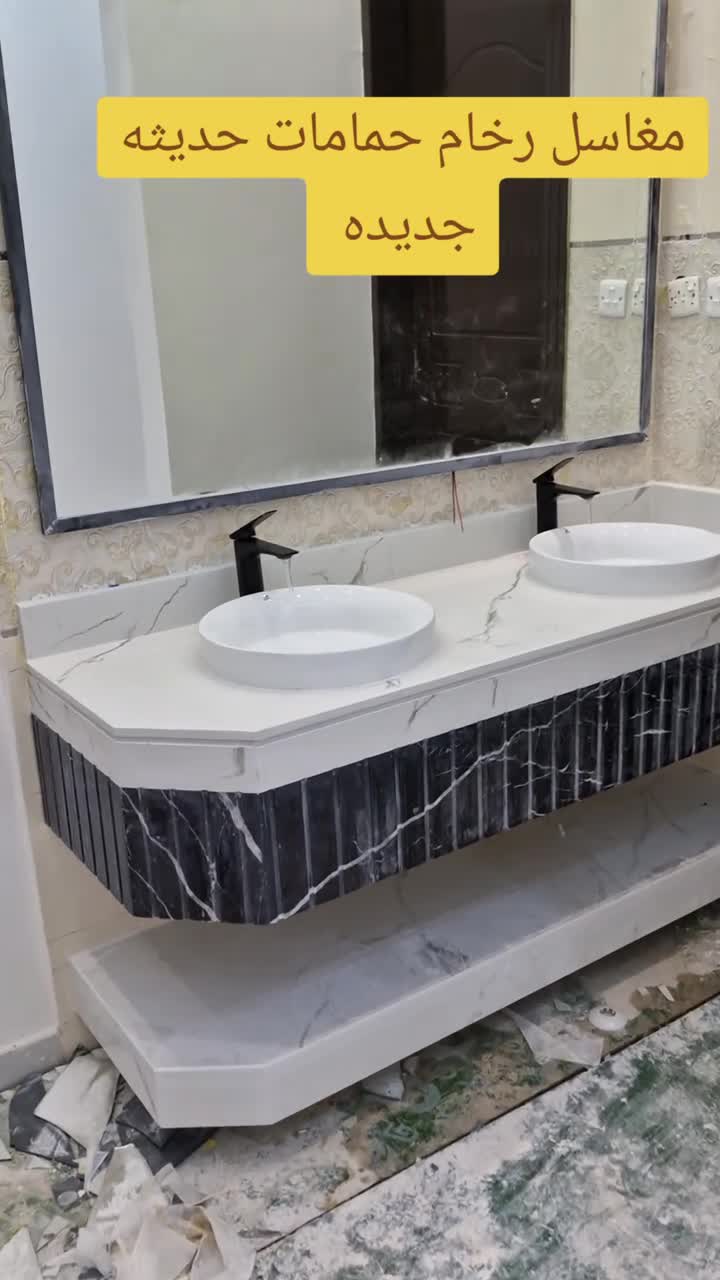 تنفيذ مغاسل رخام طبيعي وصناعي - 1