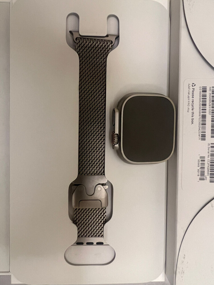 apple watch Ultra2 silvr stainles - 5
