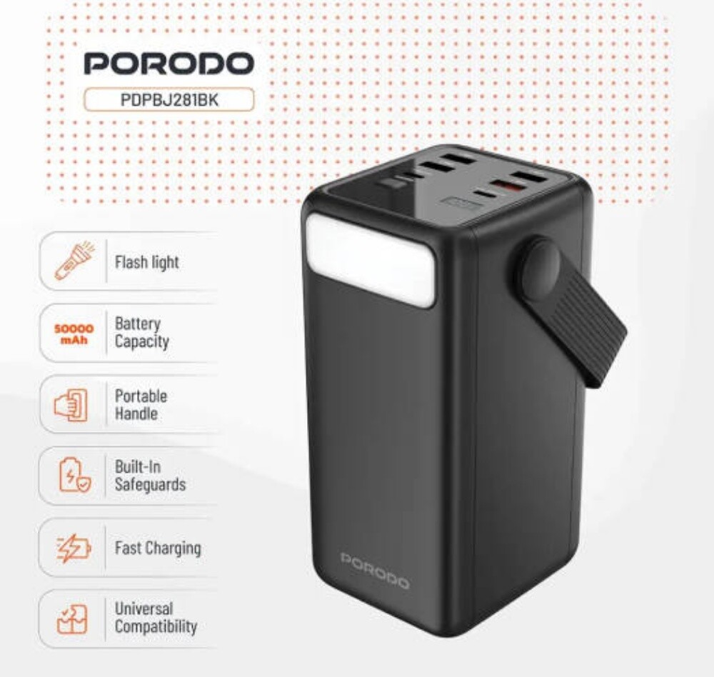 Porodo Lara 50,000mAh Power Bank - 1