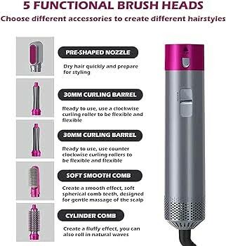 5-in-1 Hot Air Styler & Hair Dry - 3