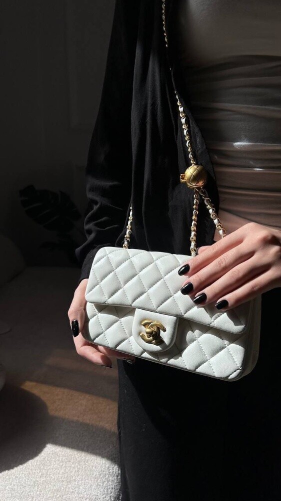 Coco Mini Rectangular LambSkin - 2